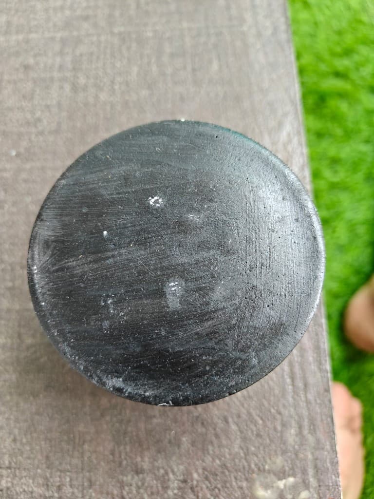 Base of the eco-resin vessel